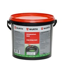 Паста шиномонтажная Wurth, черная, 5 кг