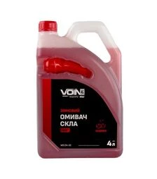 Омивач скла VOIN зимовий, вишня, каністра з лійкою, 4 л (VOIN W5 CH -22)