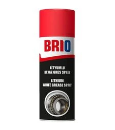 Мастило аерозольне BRIO біле з літієм, 400 мл (0101-WLS400)