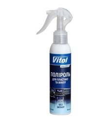 Полироль VITOL для пластика и винила, без запаха, 150 мл (VTP-1504)
