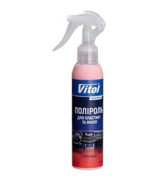 Поліроль VITOL для пластику та вінілу, полуниця, 150 мл (VTP-1505)