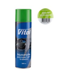 Поліроль VITOL для пластику та вінілу, мохіто на колесах, 500 мл (88031)