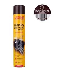 Поліроль VOIN Leather Interior для пластику та вінілу, шкіряний салон, 750 мл (LI750)