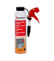 Герметик силиконовый Wurth SUPER-RTV, черный, 200 мл