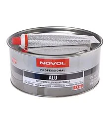 Шпатлевка автомобильная с алюминиевой пылью Novol ALU, 1,8 кг