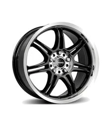 Колісний диск MOMO italy RPM EVO 17x7,5 PCD5/112 ET48 DIA72,3 Black Glossy Polished Arrow (mo231)