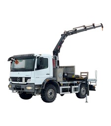 Кран-манипулятор Mercedes-Benz Atego 1018 4x4, 2010 г.в., 287111 км, б/у