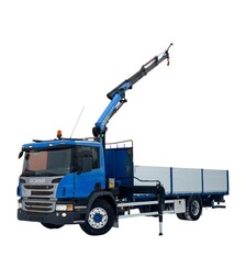 Кран-манипулятор SCANIA P 250 4x2, 2015 г.в., 722987 км, б/у
