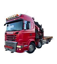 Кран-манипулятор SCANIA R 450 8x2*6, 2016 г.в., 195664 км, б/у