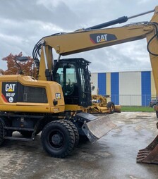 Экскаватор колесный CATERPILLAR M316F, 2019 г.в., 9070 м/ч, б/у