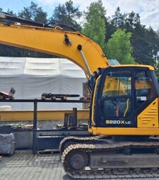 Екскаватор гусеничний JCB 220XL4F, 2019 р.в., 6608 м/год, б/в (6513)