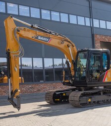 Екскаватор гусеничний PALFINGER SANY SY135C, 2022 р.в., 8,54 м/год, б/в (5489)