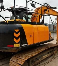 Екскаватор гусеничний JCB JS130LC+, 2019 р.в., 4586 м/год, б/в (6497)
