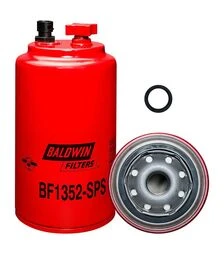 Фільтр паливний Baldwin Agco, Hesston, Hyundai, Massey Ferguson, Cummins B4.5, B5.9L, QSB4.5 (BF1352-SPS)