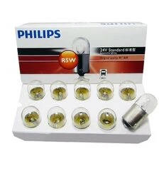 Лампа розжарювання Philips R5W (BA15s) 24V/5W (А 24-5-1)