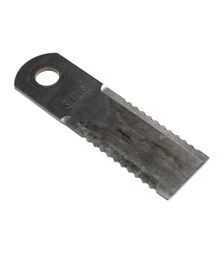 Нож измельчителя подвижный зубчатый JD 175x50x4,5 отверстие 20,1 мм (1994760C4R/Z75875/Z103205/84068444)