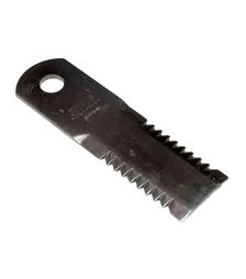 Нож измельчителя подвижный зубчатый JD/NH 173x50x4 отверстие 18,1 мм (Z77601/89815911/28274025/28274036)