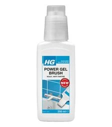 Гель Power Gel Brush Limescale для удаления стойкого известкового налета со щеткой, 250 мл (HG)