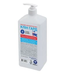 Жидкое мыло с дезинфицирующим действием, с дозатором, 1 л (Клин Гард)