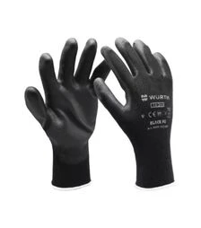 Рукавиці захисні WURTH Black PU, р. 6 (899402406)
