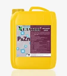 Мікродобриво Хелатин Фосфор Цинк, 10 л (Kisson-agro)