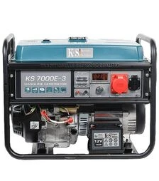 Генератор бензиновий Könner&Söhnen KS 7000E-3, одно/трифазний, 5 кВт (KS 7000E-3)