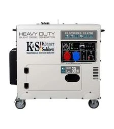 Генератор дизельний Könner&Söhnen KS 8200HDES-1/3 ATSR, одно/трифазний (KS 8200HDES-1/3 ATSR)