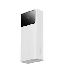Универсальная мобильная батарея Baseus Star Lord Display 30000 mAh, 22,5W, PD, 3.0 QC, White (PPXJ080102)