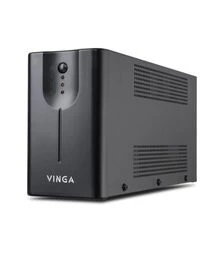 Джерело безперебійного живлення Vinga VPE-600MU LED 600VA Metal Case, 600VA/360W, USB (VPE-600MU)