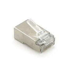 Конектор Merlion RJ-45, Cat.6, FTP, 8P8C, екранований, з вставкою, 50 шт (RJ45ML-2-50-CAT6-FTP / 10566)