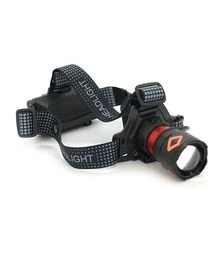 Фонарь налобный SY8503, Zoom, White+Red+Blue+White Hot, 4 режима, черный (SY8503)