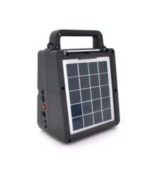 Фонарь переносной KENSA FP-05-W-S-L, Solar charging, 2 режима, черный (KENSA FP-05-W-S-L)