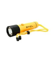 Фонарь для дайвинга A8 Yellow, 3 режима, желтый/черный (A8)