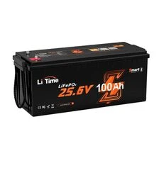 Аккумуляторная батарея Litime LiFePo4, 24 В, 100 А*ч, Bluetooth, 2560 Вт*ч (Litime-24V100Ah-BT)