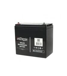 Акумуляторна батарея EnerGenie AGM, 12 В, 55 A*год (BAT-12V55AH)
