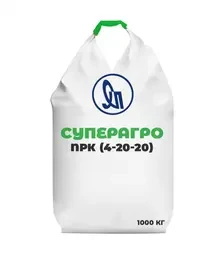 Добриво комплексне Суперагро NPК (4-20-20), 1 000 кг (Сумихімпром)