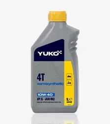 Моторна олива Yuko Semisynthetic 4T 10W-40, 1 л