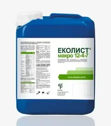 Мікродобриво Ekolist (Еколист) Макро 12-4-7, 20 л (Ekoplon)
