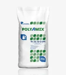 Мікродобриво Anorel Polyamix NPK 18-18-18 + ME (Анорел Поліамікс), 25 кг