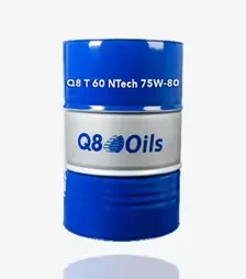Трансмиссионная смазка Q8 T 60 NTech 75W-80, 60 л