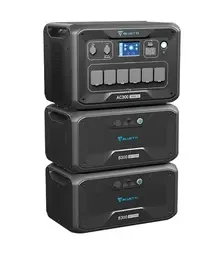 Комплект зарядних станцій Bluetti AC300 + 2 battery module B300, 3 кВт