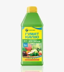 Стимулятор росту Гумат Калію для овочів, 1 л (Галичина)