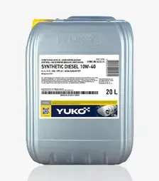 Моторна олива Yuko Synthetic Diesel 10W-40, 20 л