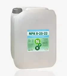 Добриво комплексне NPK 0-25-22, 20 л (Life Biochem)
