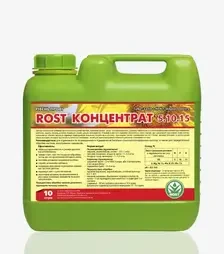 Біостимулятор Rost (Рост) Концентрат 5-10-15, 10 л (Kisson-agro)