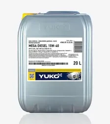 Моторна олива Yuko Mega Diesel 15W-40, 20 л