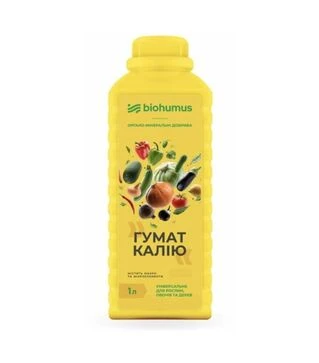 Биоудобрение Гумат Калия, 1 л (BioHumus)