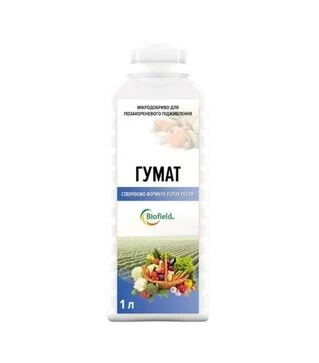 Биоудобрение Гумат, 1 л (BioField)