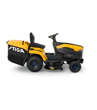 Трактор садовий акумуляторний STIGA Estate384e, 3 кВт, 30 А*год, 84 см, висота косіння 25-80 мм