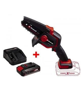 Пила ланцюгова акумуляторна Einhell GE-PS 18/15 Li BL Kit PXC 18В 4.8 м/с 1.1кг з АКБ